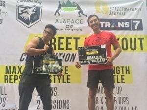 Mahasiswa Telkom University Raih Juara 1 & 2 di Street Workout Competion 2017