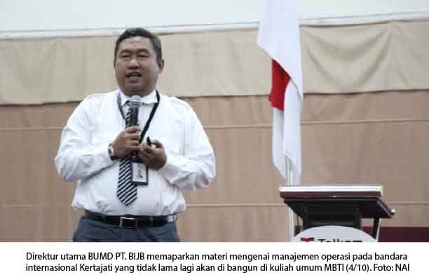 MBTI Gelar Kuliah Umum Manajemen Operasi, Hadirkan Direktur Utama BUMD PT. BIJB