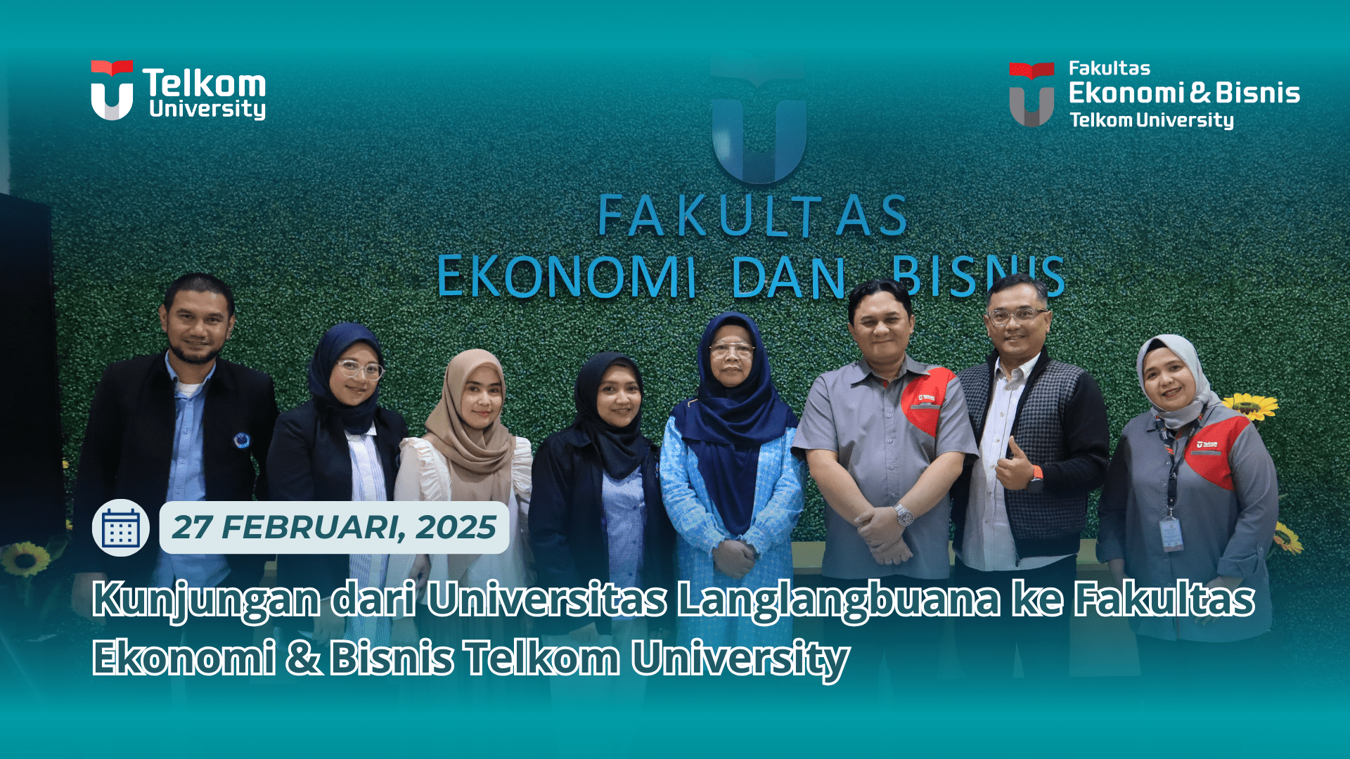 Kunjungan dari Universitas Langlangbuana ke FEB Telkom University Kunjungan dari Universitas Langlangbuana ke FEB Telkom University