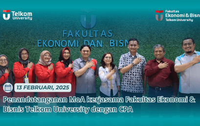 Signing of MoA on cooperation between Telkom University’s Faculty of Economics and Business and CPA