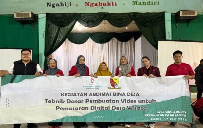 Digital Empowerment of Sugihmukti Tourism Village: Telkom University’s Faculty of Economics and Business Holds Video Production Training for Digital Marketing